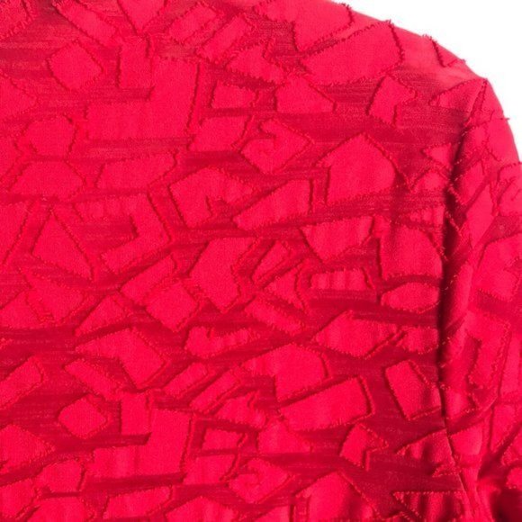 Rachel Cole 3/4 Sleeve Layered Top in Red - Size Small - Picture 6 of 6